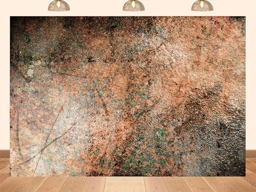 20x10ft Fabric Rough Granite Rock Texture Backdrop Earthy Red Brown Surface Background for Product Photography Party Decorations Banner Photo Booth Props Tapestry - size: 20X10ft