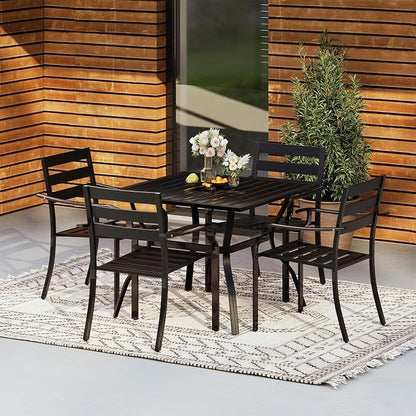 HOMREST 5 Piece Outdoor Patio Dining Set