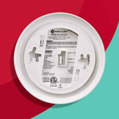 First Alert BRK SC9120B-3 Hardwired Smoke and CO Detector – 3-Pack with Battery Backup