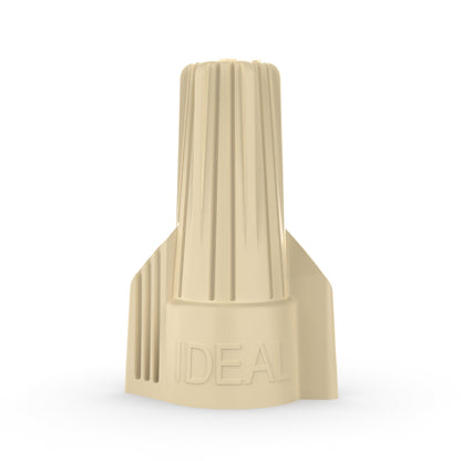 Ideal Electrical Tan Twister Wire Connector (30-341P) – 100-Pack, 22–8 AWG, Smooth Twist-On Nuts